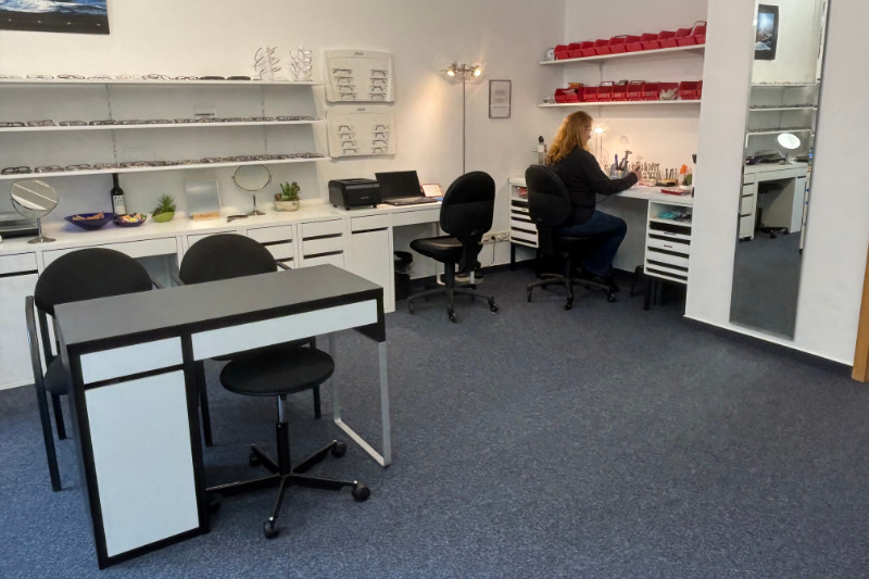 Interior rooms of the Praxis für Winkelfehlsichtigkeit – Jürgen Peschlow