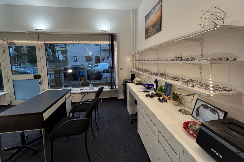 Räumlichkeiten der Praxis für Winkelfehlsichtigkeit